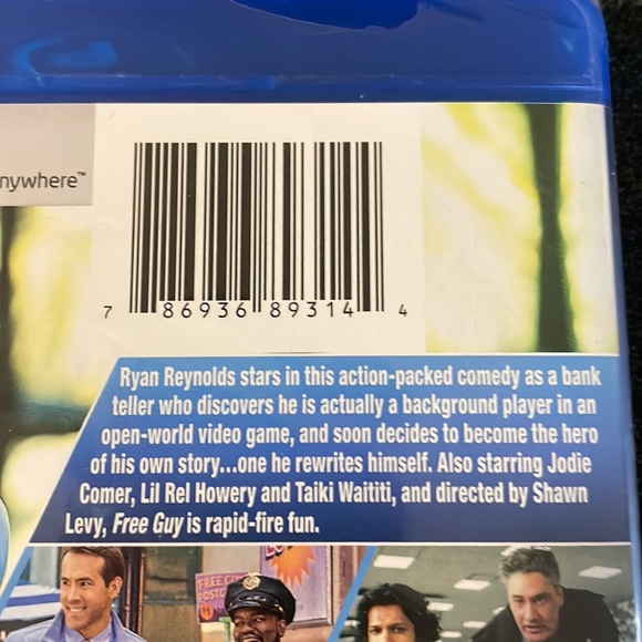FREE GUY - Blu Ray - Picture 3 of 3
